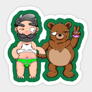 Bear Lover (No Text) Sticker